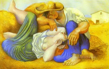 Campesinos durmientes 1919 Pablo Picasso Pinturas al óleo